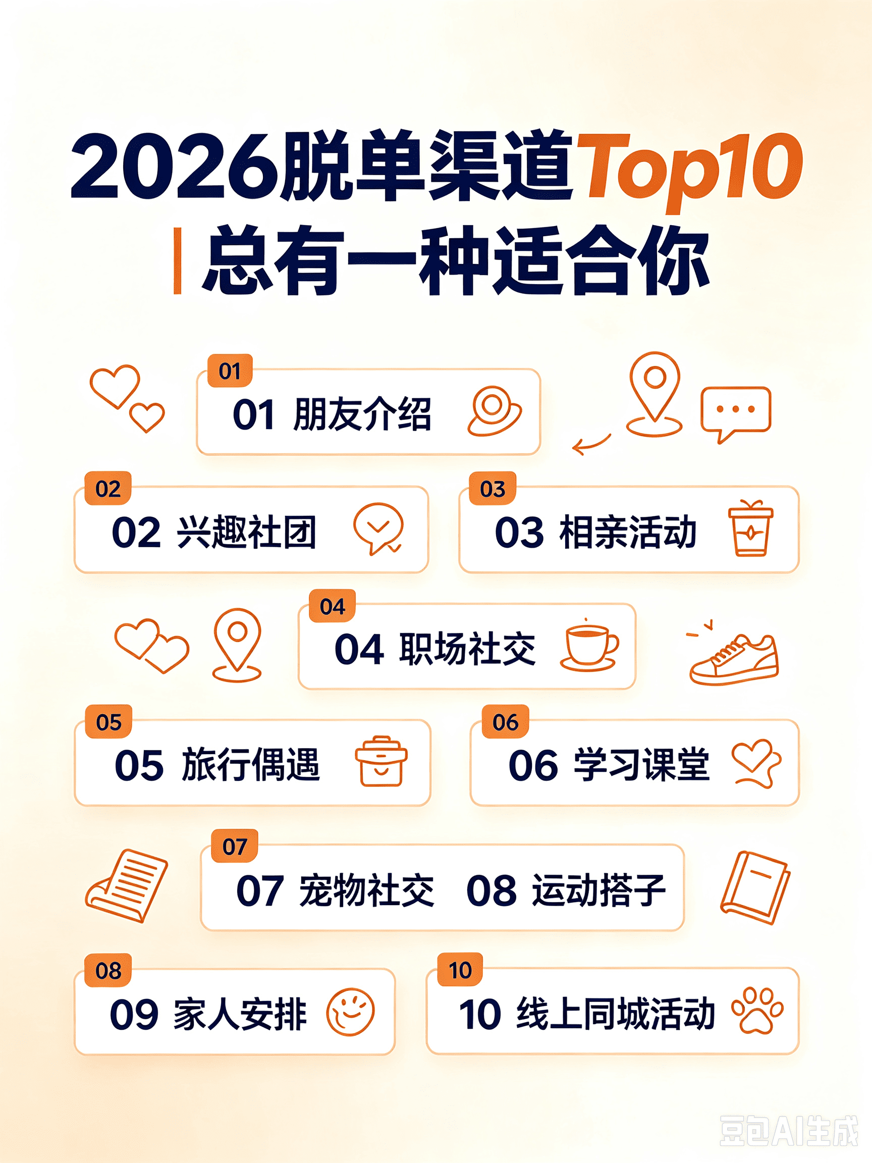 2026脱单渠道Top10｜总有一种适合你(图1)