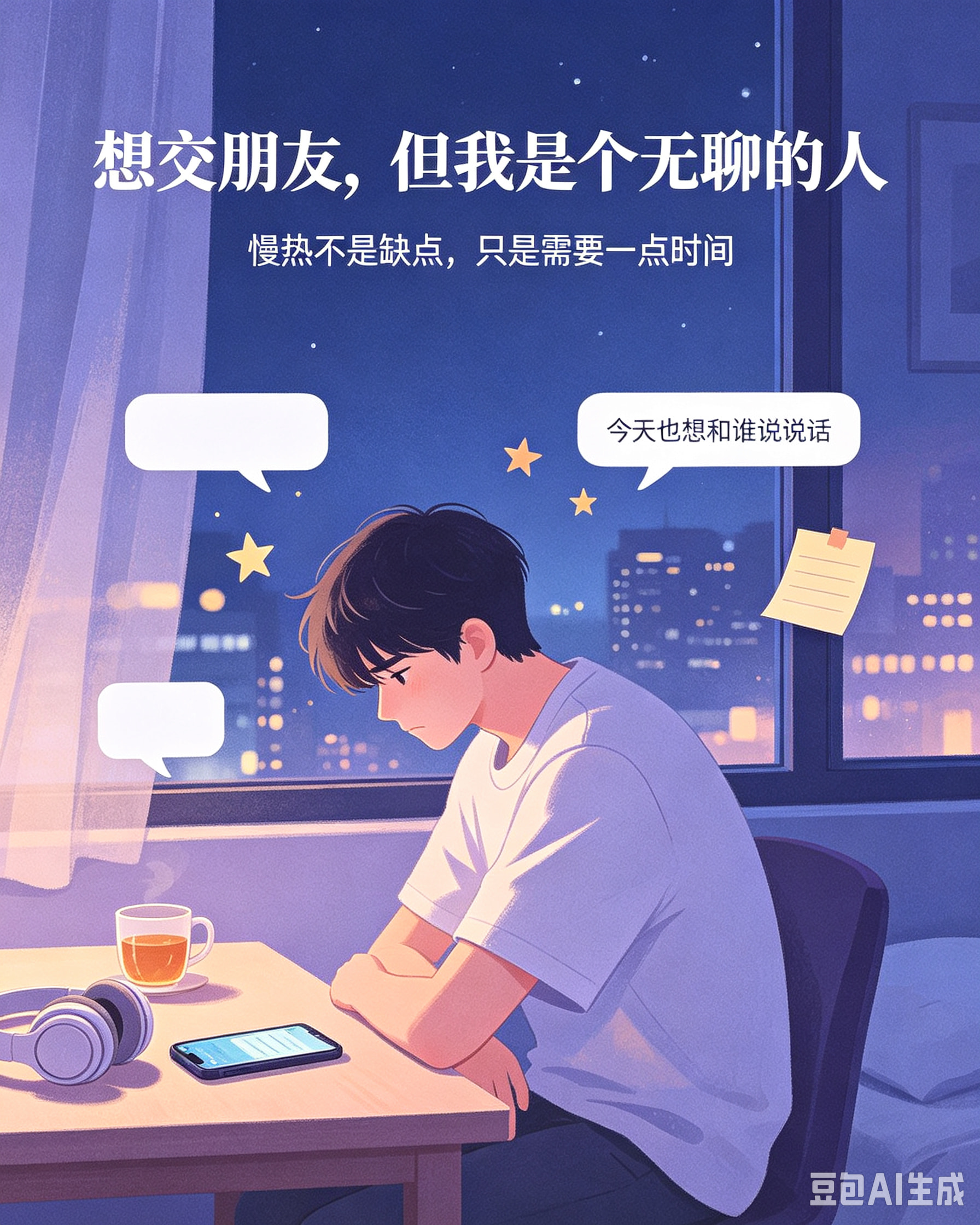 想交朋友，但我是个无聊的人(图1)