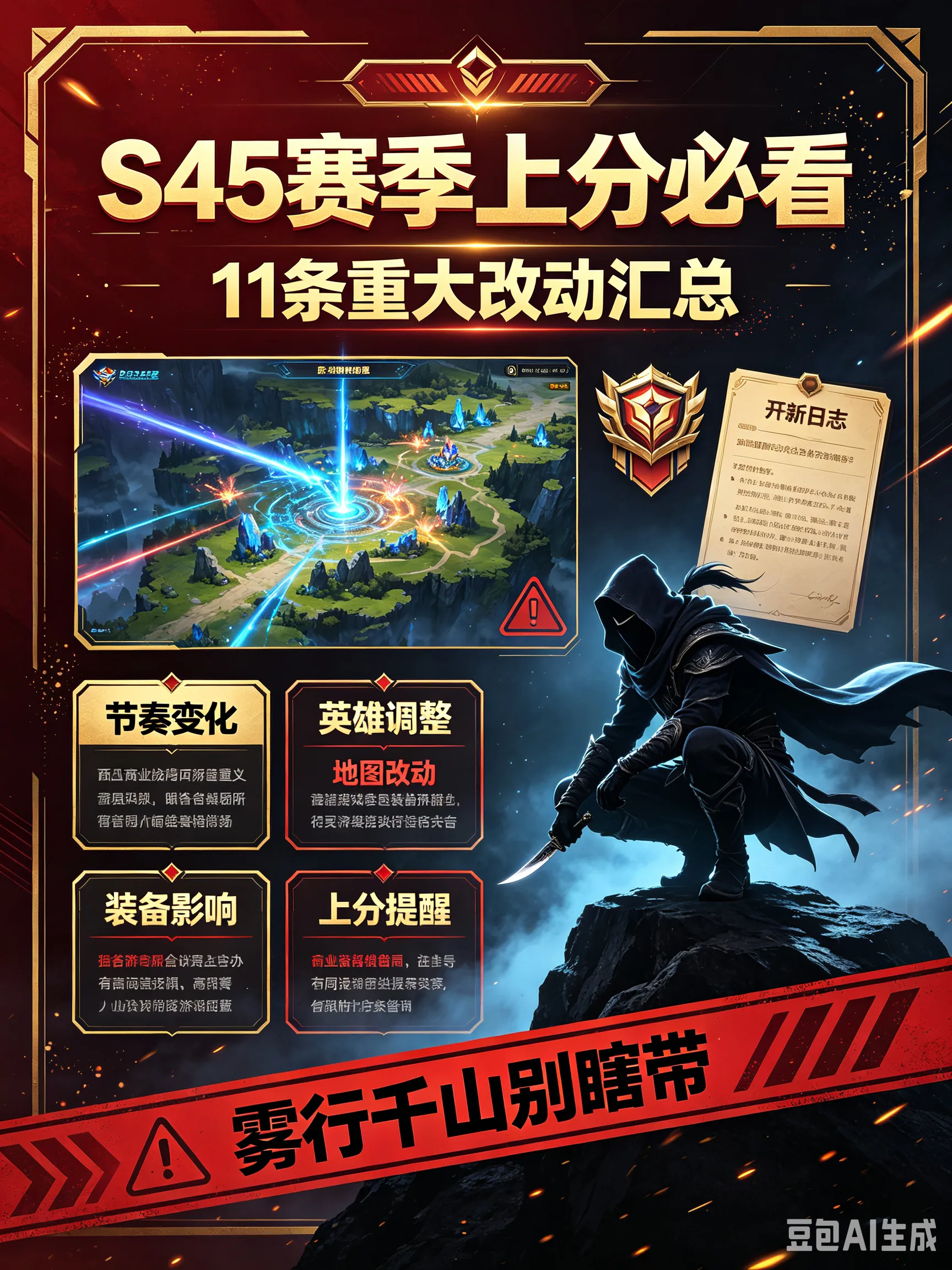 S45赛季上分必看：11条重大改动汇总，雾行千山别瞎带(图1)