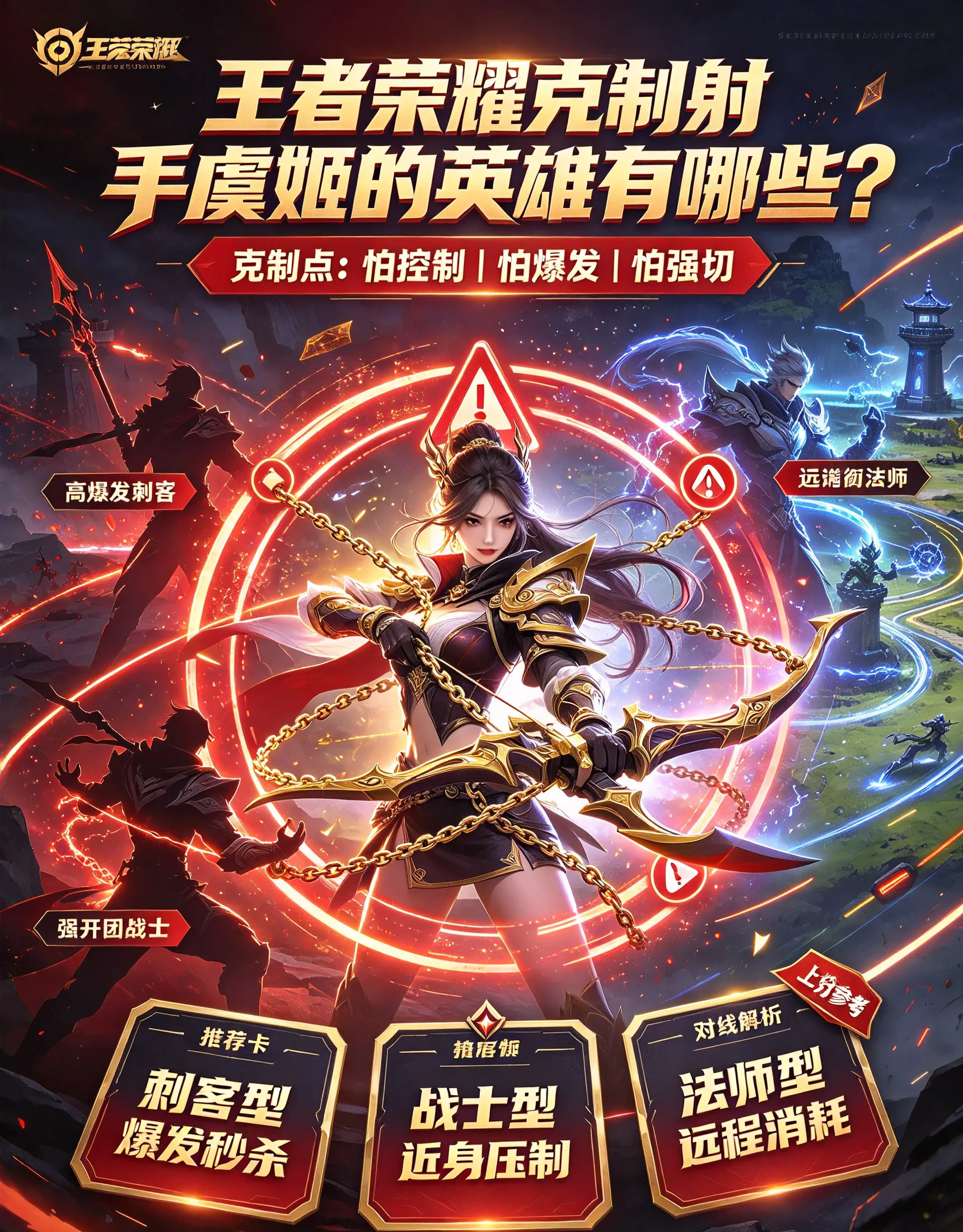 王者荣耀：克制虞姬的英雄有哪些？这几位让她二技能形同虚设(图1)