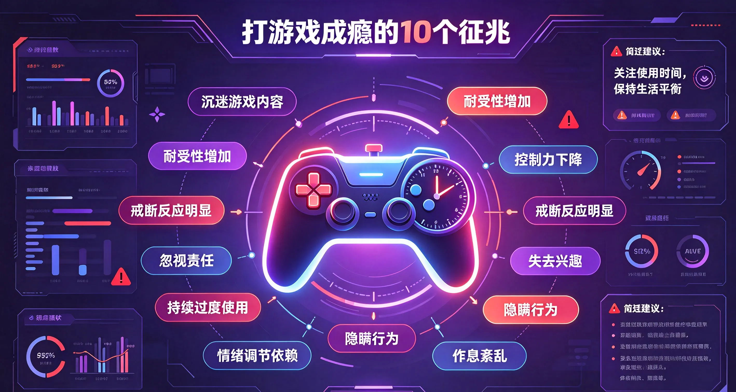 不是“爱玩”就是成瘾：打游戏成瘾的10个征兆，越早看懂越好